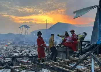 Kebakaran Desa Muara Adang, Kec. Long Ikis